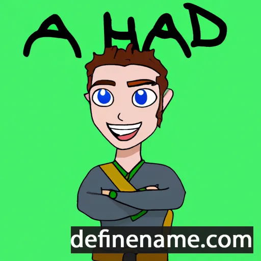 cartoon of the name Áedh