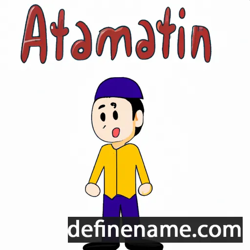 cartoon of the name Aatami