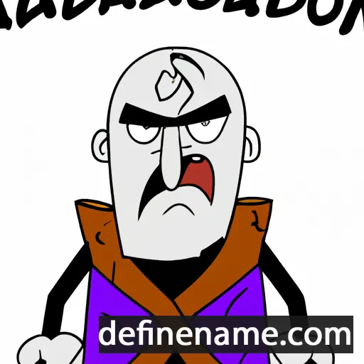 cartoon of the name Abaddon