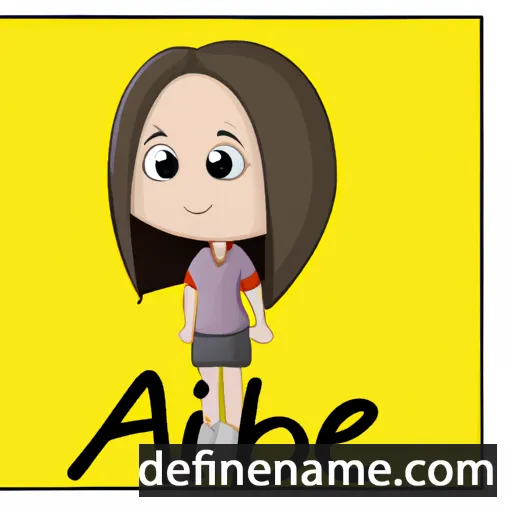 cartoon of the name Abbie