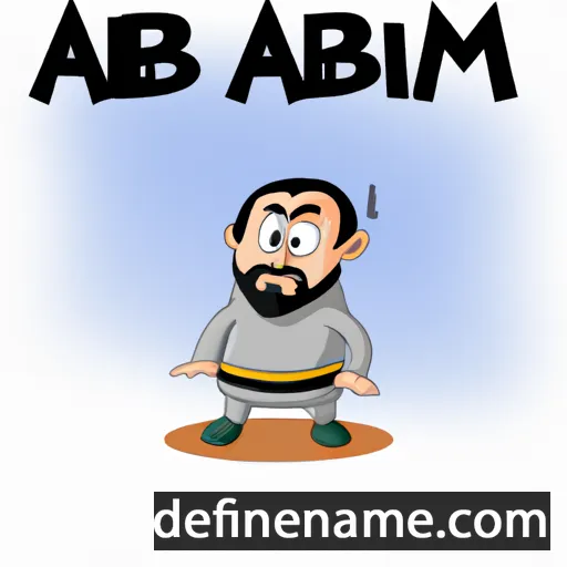 cartoon of the name Abd al-Karim