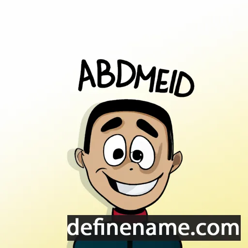 cartoon of the name Abdelhamid