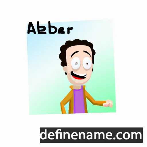 cartoon of the name Abdelkader