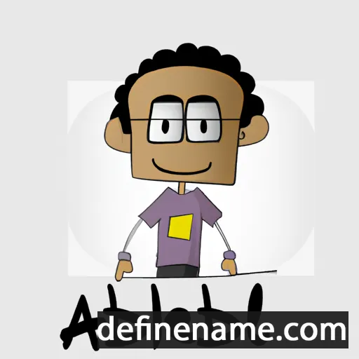 cartoon of the name Abdiel