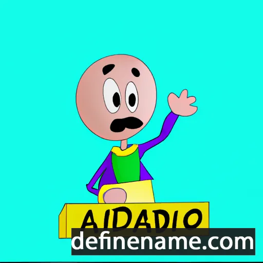 cartoon of the name Abdiou