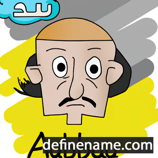 cartoon of the name Abduh