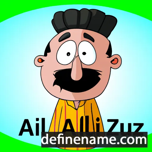 cartoon of the name Abdul Aziz