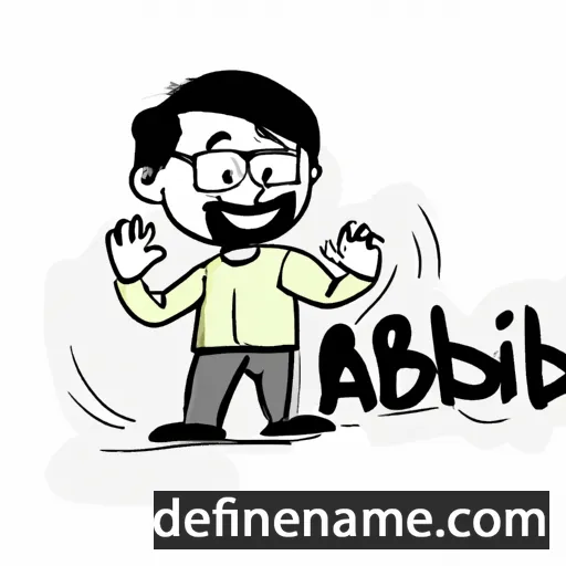 cartoon of the name Abdur Rashid