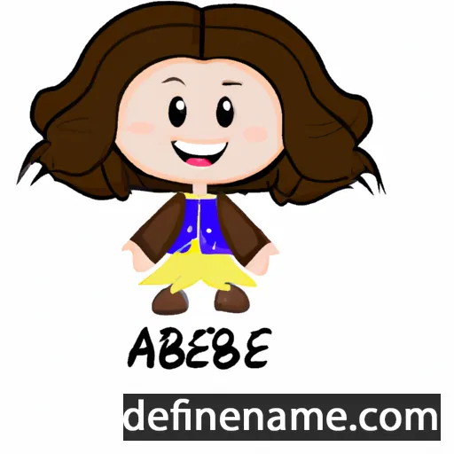 cartoon of the name Abegail