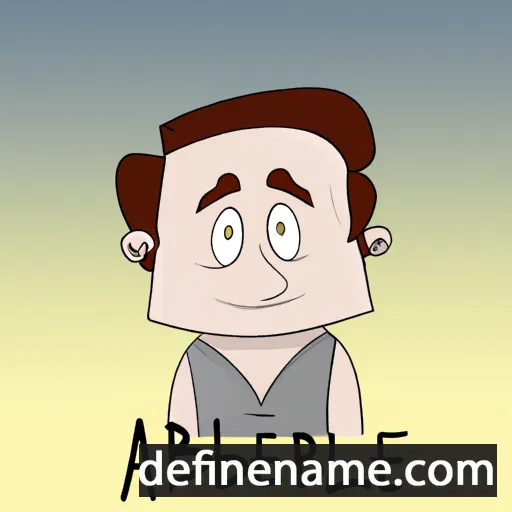 cartoon of the name Abele