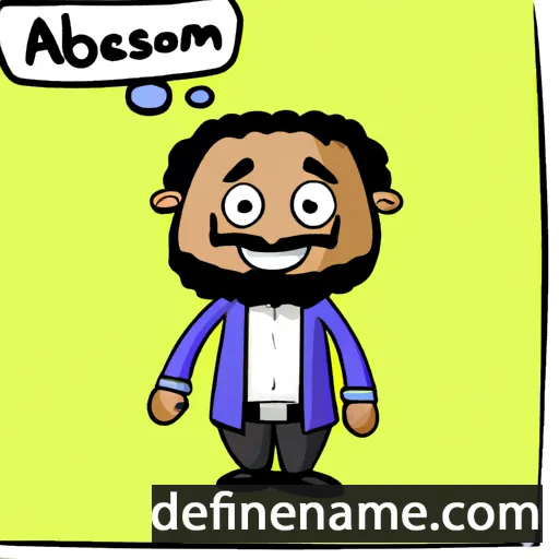 cartoon of the name Abessalom