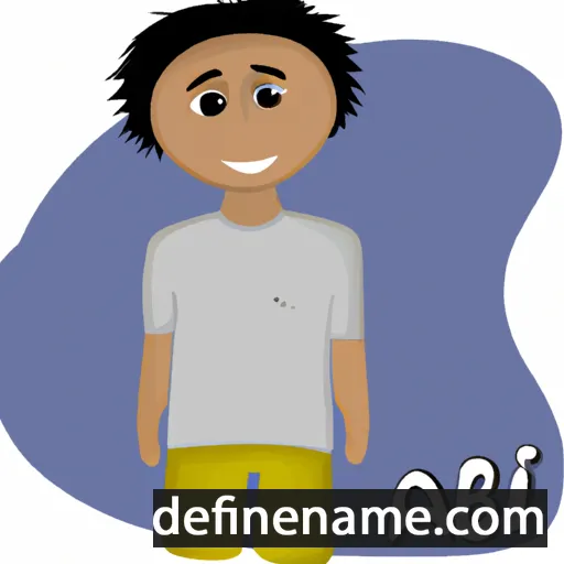 cartoon of the name Abi