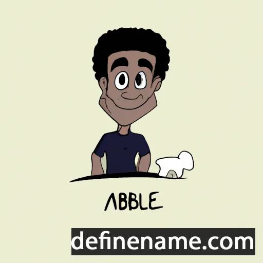 cartoon of the name Abimael