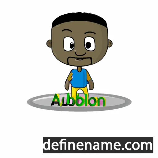 cartoon of the name Abiodun