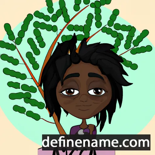 Acacia cartoon