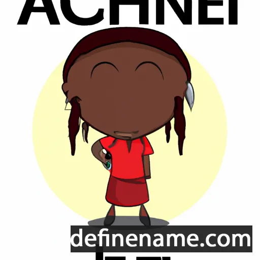 Achieng cartoon