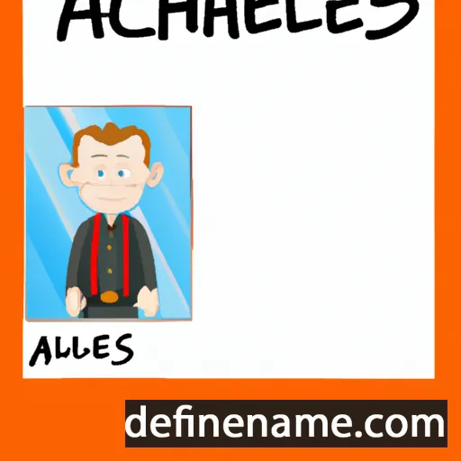 cartoon of the name Achilleas