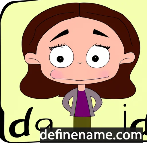 cartoon of the name Ada