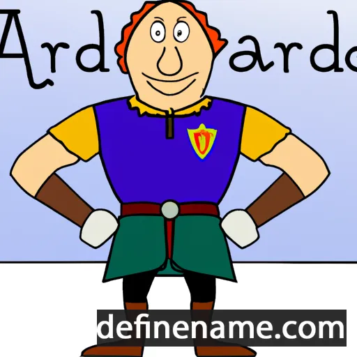 cartoon of the name Adalgard