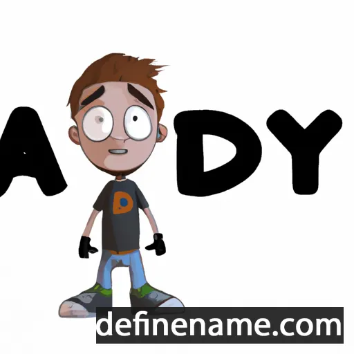 cartoon of the name Addy