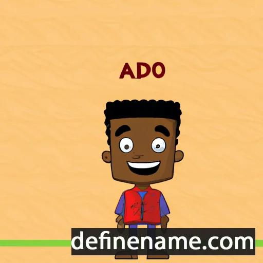 Adedayo cartoon