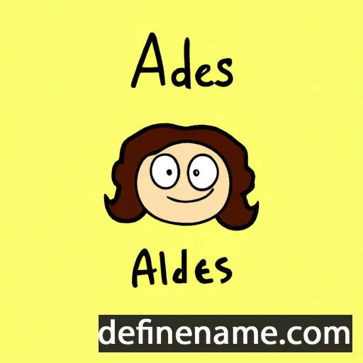 cartoon of the name Adelais