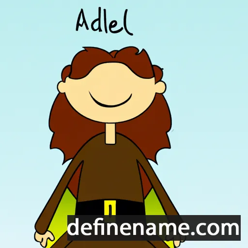 cartoon of the name Adelheid