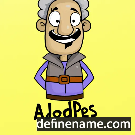 Adolphus cartoon