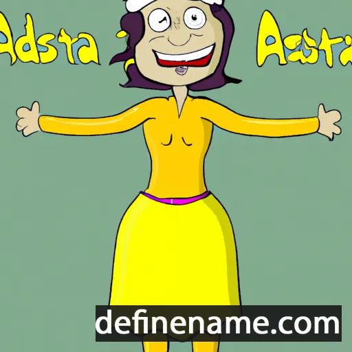 cartoon of the name Adrastea