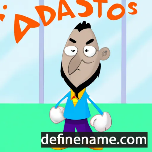 cartoon of the name Adrastos