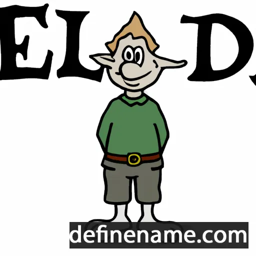 cartoon of the name Ælfræd