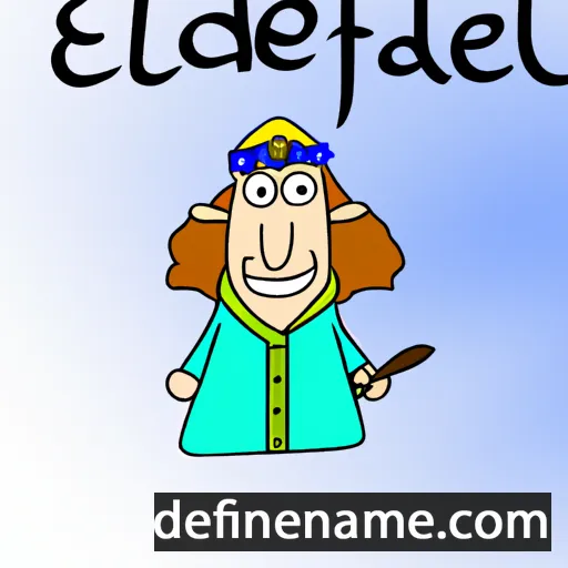 cartoon of the name Æthelflæd