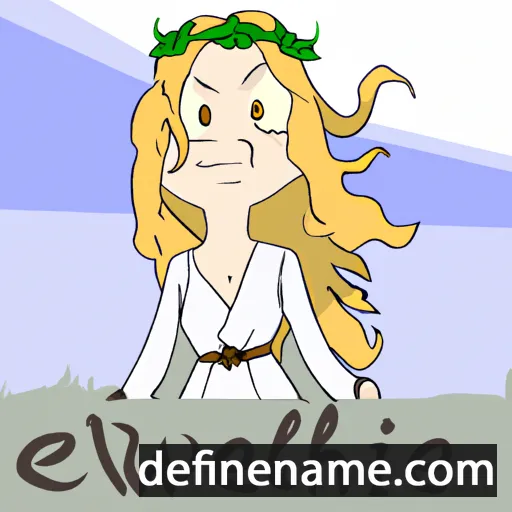 cartoon of the name Æthelwine