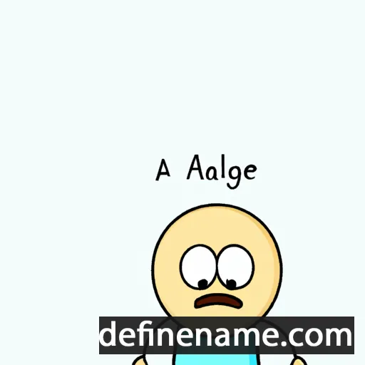 cartoon of the name Aegle