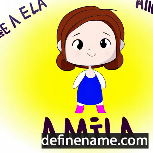 cartoon of the name Aemilia