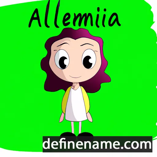 cartoon of the name Aemiliana