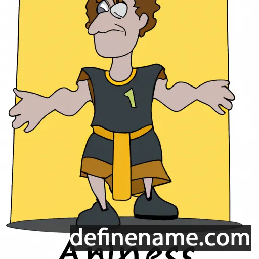 cartoon of the name Aeneas