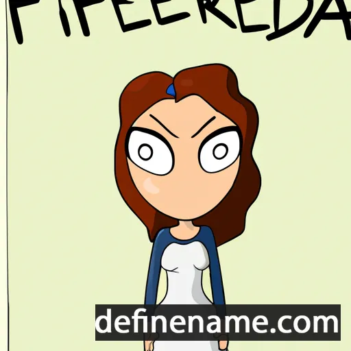 cartoon of the name Afërdita