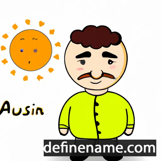 cartoon of the name Afsun