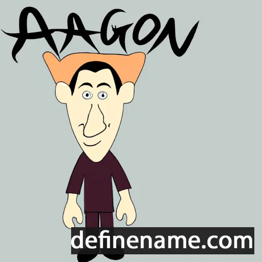 cartoon of the name Agafon