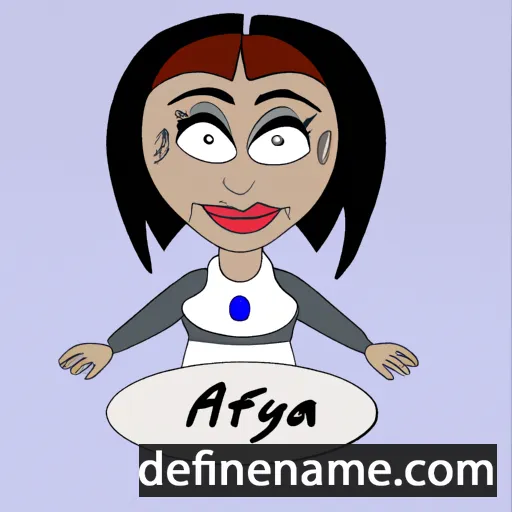 cartoon of the name Agafya