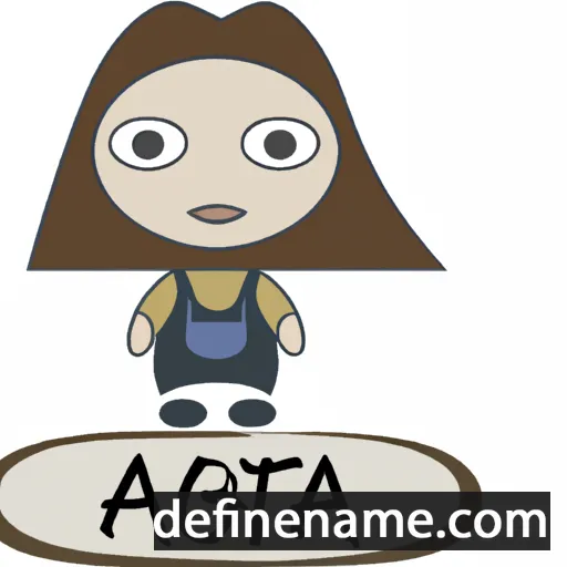 cartoon of the name Ágota