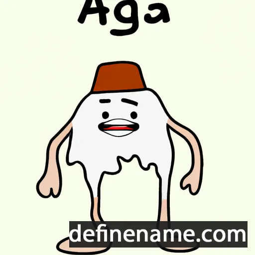 Agar cartoon