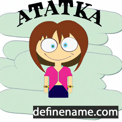 cartoon of the name Agatka