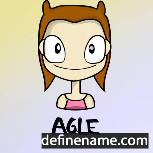 cartoon of the name Aglaé