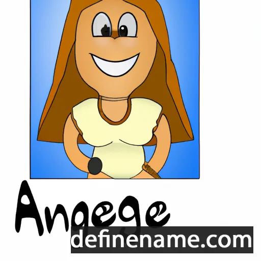 Agnete cartoon