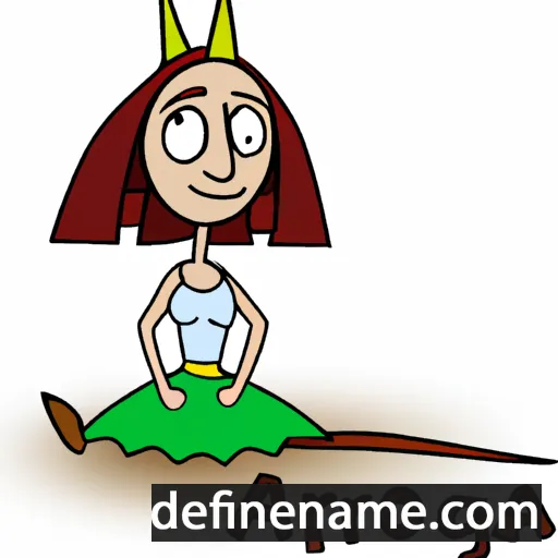 cartoon of the name Agrona