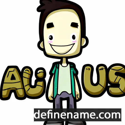 cartoon of the name Agus