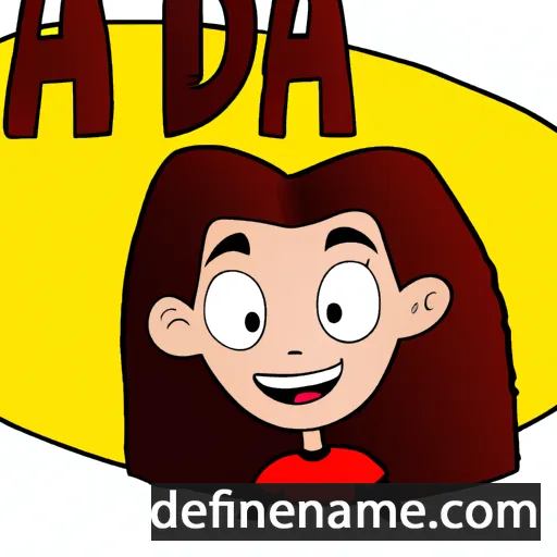 cartoon of the name Aida