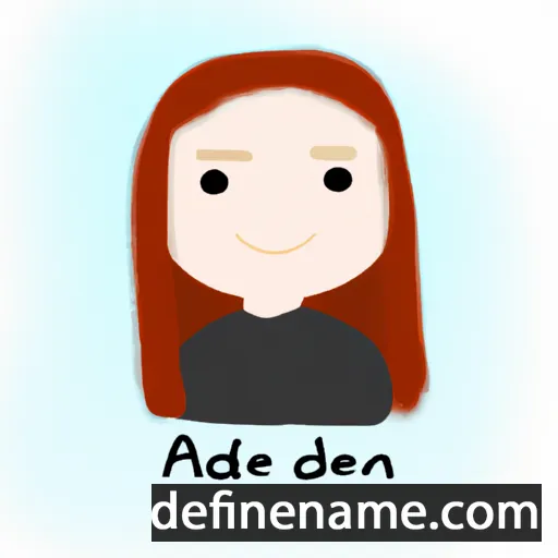 cartoon of the name Aideen